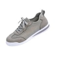 thumbnail image 3 of Sneakers for Women Lace Up Mesh Casual Breathable Knit Flat Sneakers Non-Slip Outdoor Daily Shoes, 3 of 5