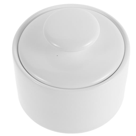FRCOLOR Ceramic Sugar Bowl with Lid Sugar Contanier for Coffee Bar Sugar Dispenser Bowl Salt Condiment Pot for Kitchen Counter Sugar Jar 170ml