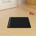thumbnail image 1 of OUNONA Tapis de Course en PU Absorbant les Chocs Noir, Protecteur de Sol, Coussin d'Exercice à Réduction de Bruit, 1 of 8