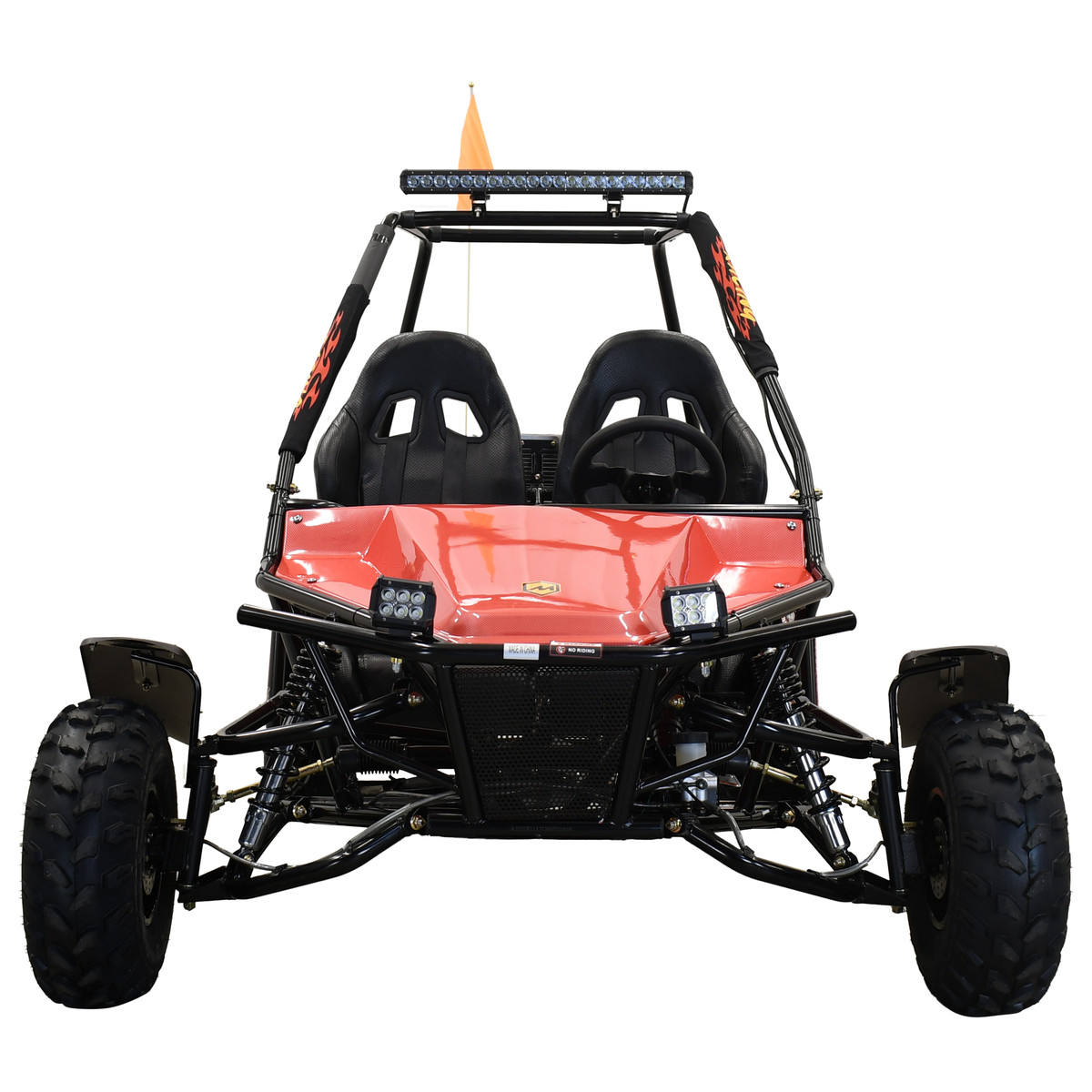Massimo GKM 200 Go Kart 4 Stroke 177cc 2WD -Red