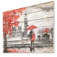 thumbnail image 1 of Design Art - Couples Marchant à Paris, 1 of 5