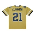 thumbnail image 3 of Men's Mitchell & Ness Calvin Johnson Gold Georgia Tech Yellow Jackets 2006 Big & Tall Legacy Jersey, 3 of 7