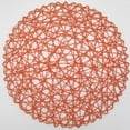 thumbnail image 3 of pdqouc 6 Pack Fine Paper Rope Messy Knitting Placemats Paper Placemats Restaurant Table Decoration Kindergarten DIY Props Background Plate Mat Round Table Place Mats Indoor Dining, 3 of 3