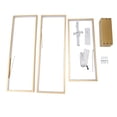 thumbnail image 2 of LED Ceiling Light, Dimmable Remote Control Modern Minimalist Rectangular Flush Mount with Memory Function, Stepless Dimming for Bedroom Living Room Office, 2 of 7