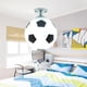 thumbnail image 2 of Cateissary Lámpara de techo del Club de fútbol, decoración de dormitorio para niños, luces creativas para decoración de dormitorio de Iluminación y accesorios Azul, 2 of 6