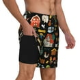 thumbnail image 2 of Kdxio Funny Farmers Print Men'S Swim Trunks With Compression Liner 7 Inch Inseam Quick Dry Swim Shorts, 2 of 7