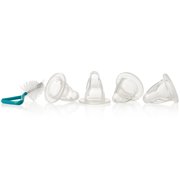 Evenflo Feeding Zoo Friends Anatomic Standard Neck BPA-Free Silicone Fast Flow/X-Cut Nipples - 8 Months+, 4 Pack