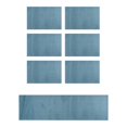 thumbnail image 1 of 1 Set Insulation Pads Anti-scald Wear-resistant Anti-scratch Polyester Home Hotel Restaurant Dining Table Mat Kit Household Supplies, 1 of 8