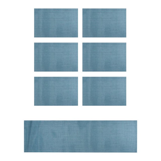 1 Set Insulation Pads Anti-scald Wear-resistant Anti-scratch Polyester Home Hotel Restaurant Dining Table Mat Kit Household Supplies