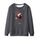 thumbnail image 1 of Sudaderas sin capucha para hombre, estilo casual, a la moda, con cuello redondo, estampado, de manga larga, blusas de manga larga y cuello redondo, blusas de poliéster para hombre, 1 of 4