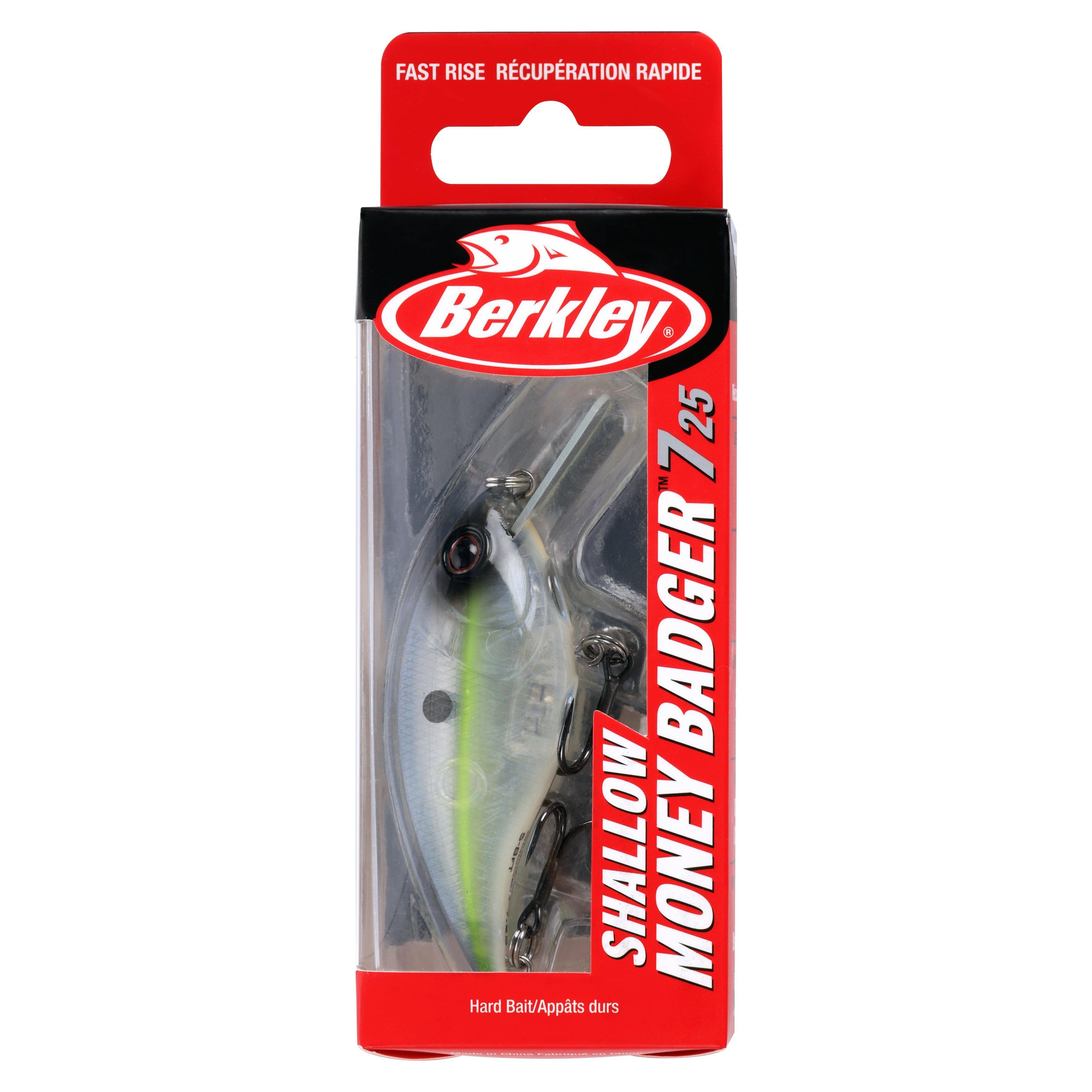 Shallow Money Badger Fishing Crankbait, 2.75 in, Ghost Sexy Shad