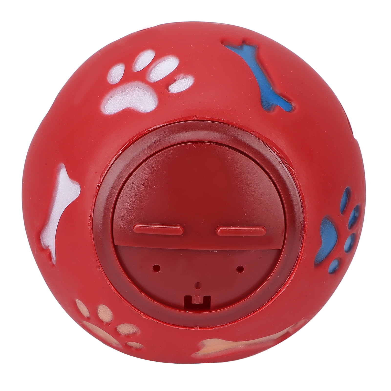 Balle Alimentaire pour Chien, Balle Interactive pour Friandises pour Chiens Bleu, Rouge