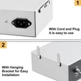 thumbnail image 4 of Food Warmer Lamp – Infrared Overhead – Commercial Stainless Steel – Strip Heater with Drip Tray – 304 Heating Element – Restaurants, Kitchens & Buffets- Silver,  1520×150×66mm， 1500W, 4 of 5