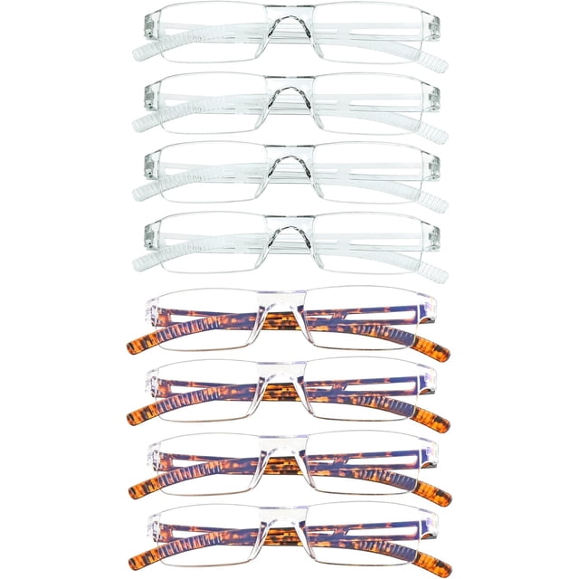 5 Pairs Blue Light Blocking Glasses, Computer Reading Glasses for Women/Men