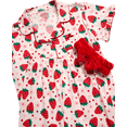 thumbnail image 3 of dELiA*s Girls Pajama Set Soft Cozy Button Down Sleepwear Pajamas for Girls with Spa Headband 2 Piece, 3 of 7