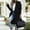 *Black, variant on ClodeEU Womens Mid Long Wool Blend Coat With Pockets, Notch Lapel Button Up Trench Coat Blue,Womens Plus S