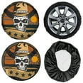 thumbnail image 6 of Car Spare Tire Cover PVC Leather SUV Pickup Truck Off-Road Tire Cover Outside Tire Cover Spare Tire Cover Cowboy Skull Pattern (15 inch for Tire Diameter 27"-29"), 6 of 6