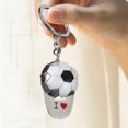 thumbnail image 1 of Llavero de fútbol, trofeo, llavero de aficionado, pequeño regalo conmemorativo, llavero de aleación., 1 of 6