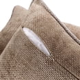 thumbnail image 3 of Austin Horn Classics Chenille Pillows With "Blanket Stitch" Cover Only Set Of 2 Taupe 13"X20", 3 of 3