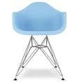 thumbnail image 2 of Aron Living Tower 18" Plastic and Chrome Steel Armchair in Blue, 2 of 5