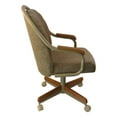 thumbnail image 5 of Caster Chair Company Britney Swivel Tilt Caster Arm Chair in Wheat Tweed Fabric, 5 of 8
