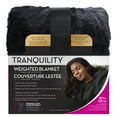 thumbnail image 1 of Tranquility Faux Fur Weighted Blanket With Washable Cover 12lbs, 1 of 6
