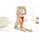 thumbnail image 5 of Tanga de encaje sexy, ropa interior femenina, ropa interior floral, tanga de color sólido, 5 of 5