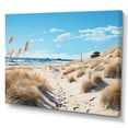 thumbnail image 2 of Designart "Beach Grass in Photograph II" Nautical & Beach Wall Decor, 2 of 5