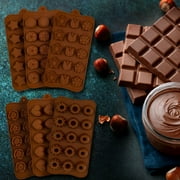 Springcorner 6 Pcs Silicone Candy Molds, Non-Stick DIY Silicone Molds with Different Shape for Chocolate,Cake,Candy, Easy To Clean Baking Molds