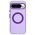 thumbnail image 2 of ELEHOLD Case for Google Pixel 9 Pro XL Magnetic Shockproof Case Slim Matte Transparent Rugged Cover, Skin Friendy Feel, Compatibel with MagSafe, Purple, 2 of 7