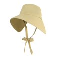thumbnail image 4 of hengtong Sun Protection Hat Adjustable Stylish Fisherman Hat for Summer Hiking Travel Khaki, 4 of 9