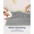thumbnail image 2 of Dotted Weighted Blanket 5 lbs, Small Heavy Blankets, Soft & Breathable, Machine Washable, 36 x 48 Inches, Grey, 2 of 12
