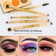 thumbnail image 2 of Set de brochas de maquillaje DuCare Eyeshadow, 5 unidades, con pelo sintético, 2 of 9