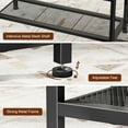 thumbnail image 6 of Entryway Console Table with 4 Fabric Drawers - Rustic Industrial Design, 6 of 8
