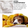 thumbnail image 5 of Citrus Slice Blanket Gifts - Bright Orange Fleece Throw with Fresh Fruit Design - Perfect for Summer Decor, and Fruit Lovers - 60x80 Inches, 5 of 5