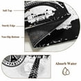 thumbnail image 6 of 3'x5' Area Rugs, Vintage Paris Indoor Outdoor Area Rug for Living Room Bedroom, Chic Shabby Retro Landscape Black White Washable Bathroom Rugs Kitchen Floor Carpet Mats Home Decor Aesthetic, 6 of 8