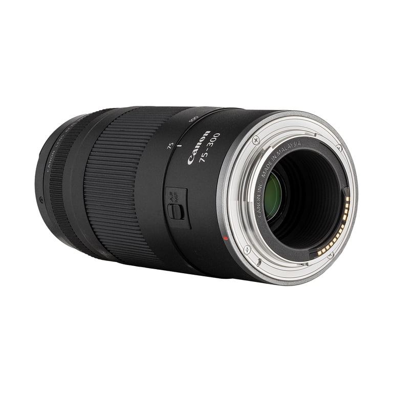 Canon RF75-300mm f/4-5.6 Telephoto Zoom Lens Bundle with Filter