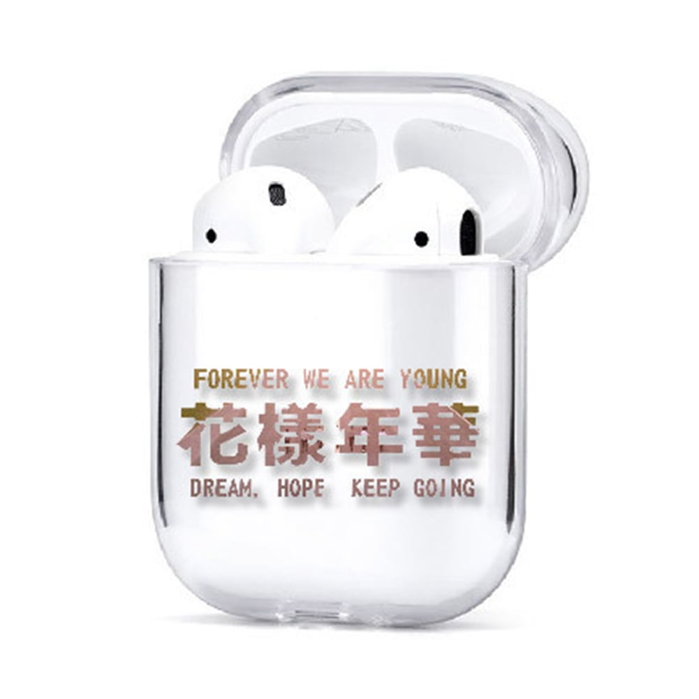 Personalised Clear Case/Cover compatible with Airpods 1 & 2 Earpods