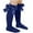 Navy, variant on fatyb Baby Girls Knee High Socks Infant Uniform Stockings with Bow Toddler School Uniform Dress Socks