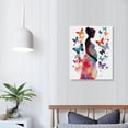 thumbnail image 3 of Nawypu Vintage Medical Posters medical wall art canvas Pregnancy Art Print Woman With Child Watercolor Pregnant Woman Medical Art Poster Gynecology Midwifery wood Framed Modern Canvas Wall Art, 3 of 4