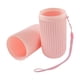 thumbnail image 3 of Estuche de viaje para cepillos de dientes, organizador portátil a prueba de polvo. rosa, 3 of 9