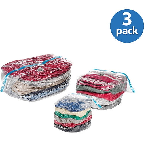 Whitmor Spacemaker Vacuum Storage Cubes, Set of 3