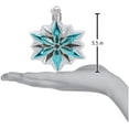 thumbnail image 4 of Old World Christmas Snowflake Glass Blown Ornament for Christmas Tree, 4 of 5