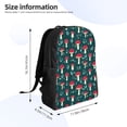 thumbnail image 3 of Rocae Amanita Mushroom print Computer bag with separate compartment, suitable for 15 inch laptop backpack, gift for men and women, 3 of 8