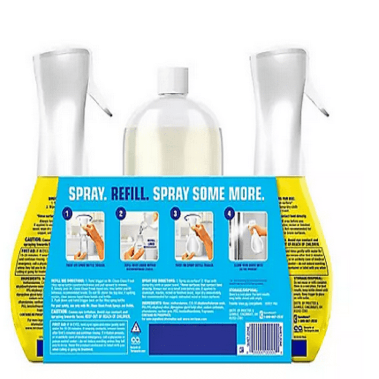 Mr. Clean Clean Freak Deep Cleaning Mist Multi-Surface Spray Lemon Zest  Scent Refill, 16 fl oz - Harris Teeter