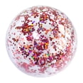 thumbnail image 2 of Ball 40cm/16inch Beach Ball Transparent Inflatable Swimming Pool Toy Ball with Beautiful Confetti Sequins for Summer Party Water Park, 2 of 7