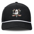 thumbnail image 2 of Men's Fanatics Black Anaheim Ducks Authentic Pro Rink Roper A-Frame Adjustable Hat, 2 of 4