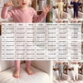 thumbnail image 3 of Girls' Set Baby Warm And Winter Solid Color Home Clothes Underwear Set Boys' And Girls' 1T 2T 3T 4T 5T 6T 7T Gift Set 5-6 Years, 3 of 7