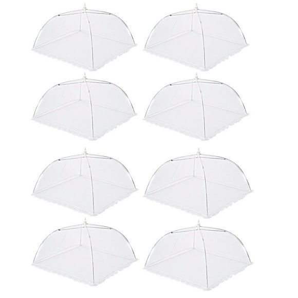 Giyblacko Couverture de Protection d'Hiver Couvre l'Écran -up Tentes Maille Grande Couverture de Pique-Nique 8PCS Parasol Extérieur Nourriture Patio & Jardin