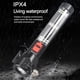 thumbnail image 3 of Linterna LED solar con carga USB | Luz de emergencia recargable para coche, hogar y exteriores | Linterna portátil brillante, 3 of 5
